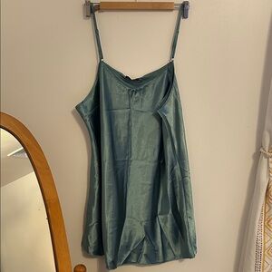 Avidlove silky sleep dress teal new with tags XXL